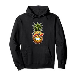 Travel Must Have Seychelles Souvenir Holiday Funny Pineapple Pullover Hoodie