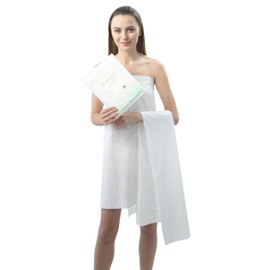 Disposable Bath Towels Extra Thick Hotel Spa Towel 55"x27.5" (4 Count)