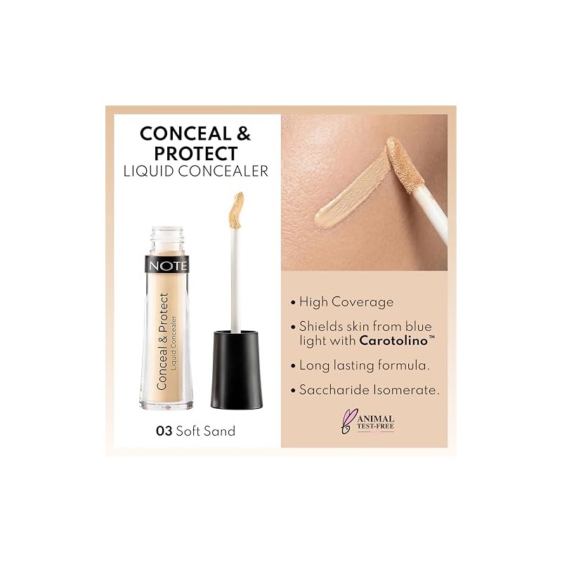 NOTA COSMÉTICA – Corrector antiojeras base de maquillaje para el