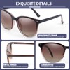 SIPHEW 2PCS Polarised Sunglasses Womens Classic Trendy Ladies Sunglasses with