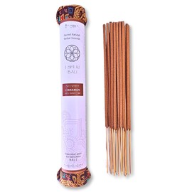 I-SHI-KI BALI Incense, Cinnamon, Sacred Natural Herbal Incense, 21 Sticks Bali, 30 Natural Ingredients, Organic, Natural Aroma, Incense