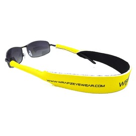 WrApz Bright Yellow Neoprene Floating Glasses Retaining Strap