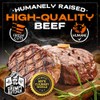 Grumpy Butcher Large Ribeye Steaks, 4 Pack (12 oz each)