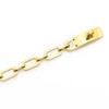 FOMCORT 18K Gold Plated Turn Lock Necklace，Classical Fashion Stainless Steel