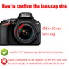 HB-N106 Lens Hood & 55mm Lens Cap Compatible for Nikon