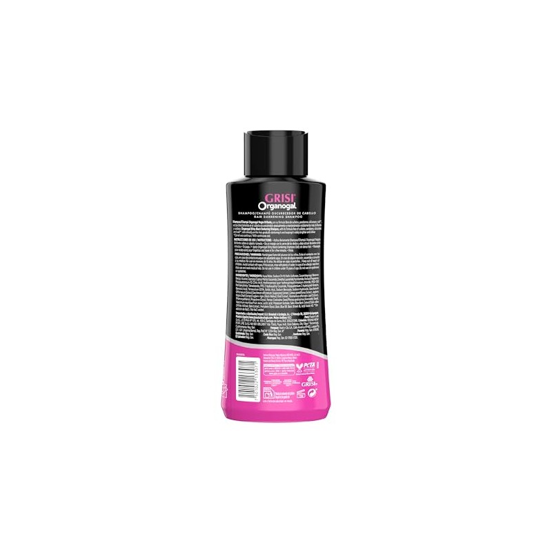 Organogal Grisi, Shampoo Negro intenso, 400 ml, Resultados en 4