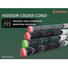 Gowolf Cross Corded Rubber Golf Grips 13 Pack, Back Rib