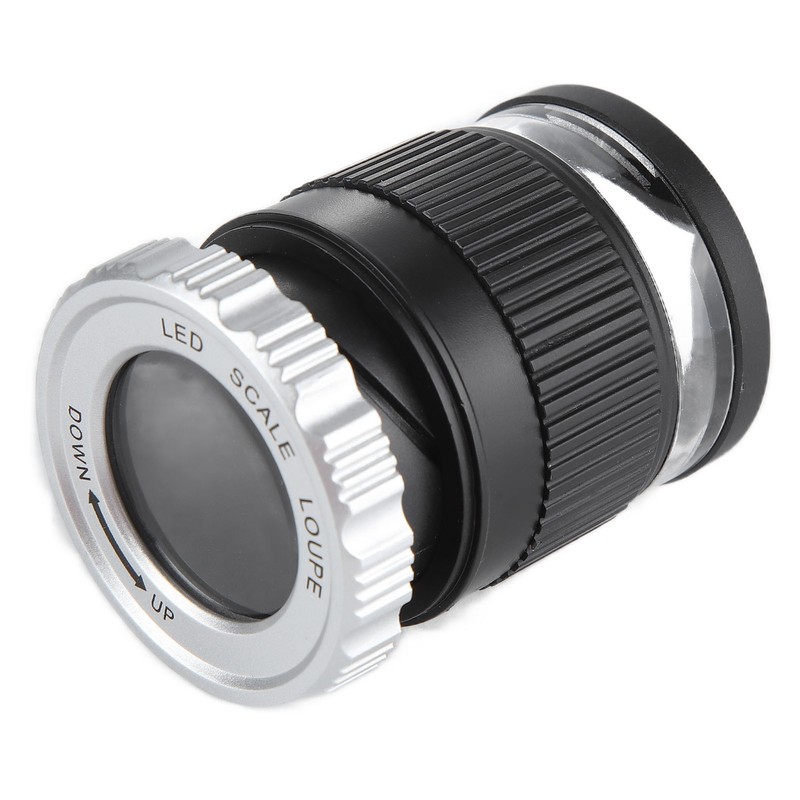 TH‑9006B Metal LED Magnifying Glass Portable High Magnification Magnifier with