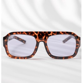 OS SUNGLASSES Roma Sunglasses - Acetate Frame, Lenses 54 mm, Bridge 20 mm, Temple 145 mm, Rome Blue Turtle