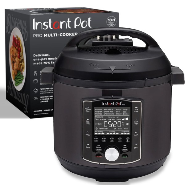 Instant Pot Instant Pot Pro 10-in-1 Pressure Cooker, Slow Cooker,