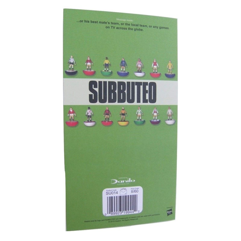 Subbuteo Husband Birthday Card