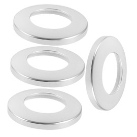 Gatuida Vehicle Door Lock Cover 4pcs Aluminum Alloy Car Door Pull Pin Cover for Stylish Decor