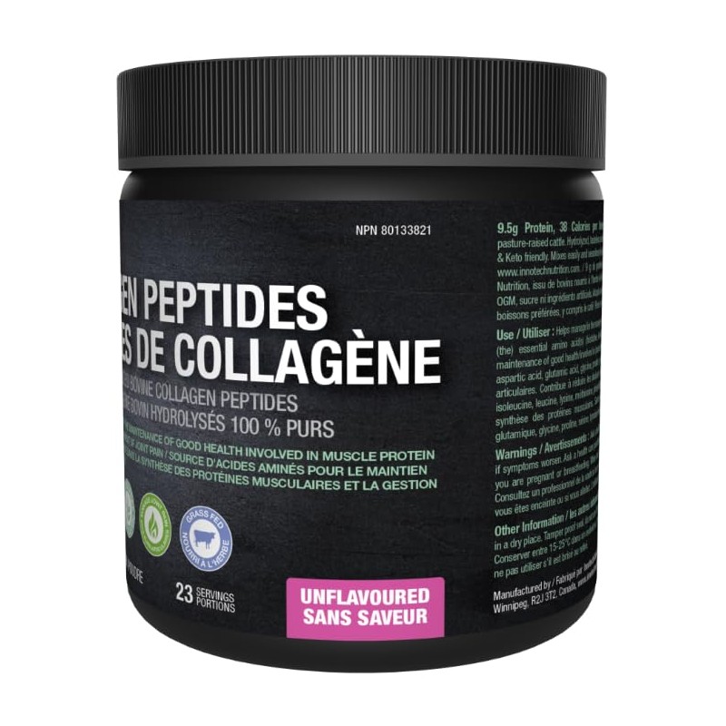 Innotech Nutrition Collagen Peptides Powder 230 g - Bovine, grass-fed,