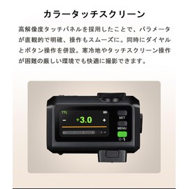 Goodox iT30Pro C Mini TTL Flash Strobe for Canon Camera 2.4G Wireless X System Touch Panel Guide Number 15 Full Illumination 560 Times High Speed Sync 1/8000s USB-C Charge