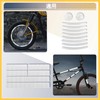 BULLSPANN Bicycle Reflector Reflective Sticker Night Night Road Fluorescent Spoke