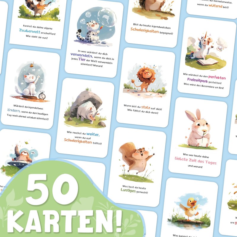 48 Conversation Cards for Children from 4 Years