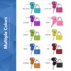 10Packs Suitcase Lockswith Keys Multicolor Small Matel Luggage Padlocks Plastic-Covered