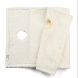 SAUNA BACCA Super Absorbent Sauna Towel, Sauna Hat, Bath Towel, Face Towel, Men's, Women's, Sauna Goods, Japanese Brand (White), white