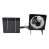 Solar Panel Fan Mini USB Outdoor Portable Cooling Fan Desktop