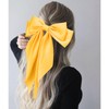 Velscrun Hair Bows for Women Girls, 4Pcs White Red Yellow