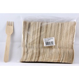 CATERING COLLECTION Wooden Fork 155mm Bag100