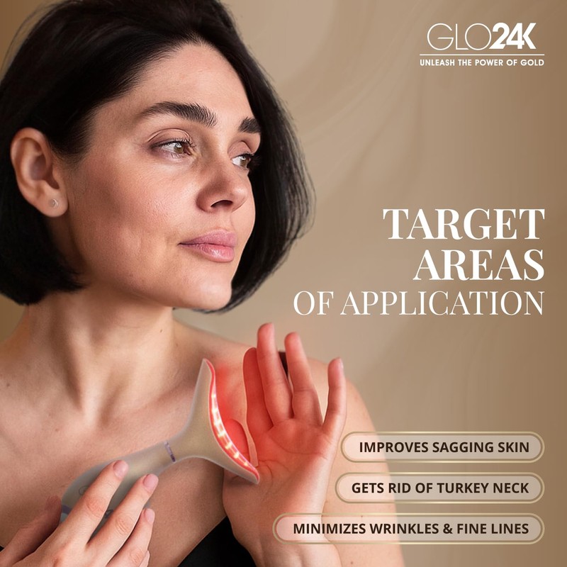 GLO24K 7 Color Beauty Device – Triple LED Action &