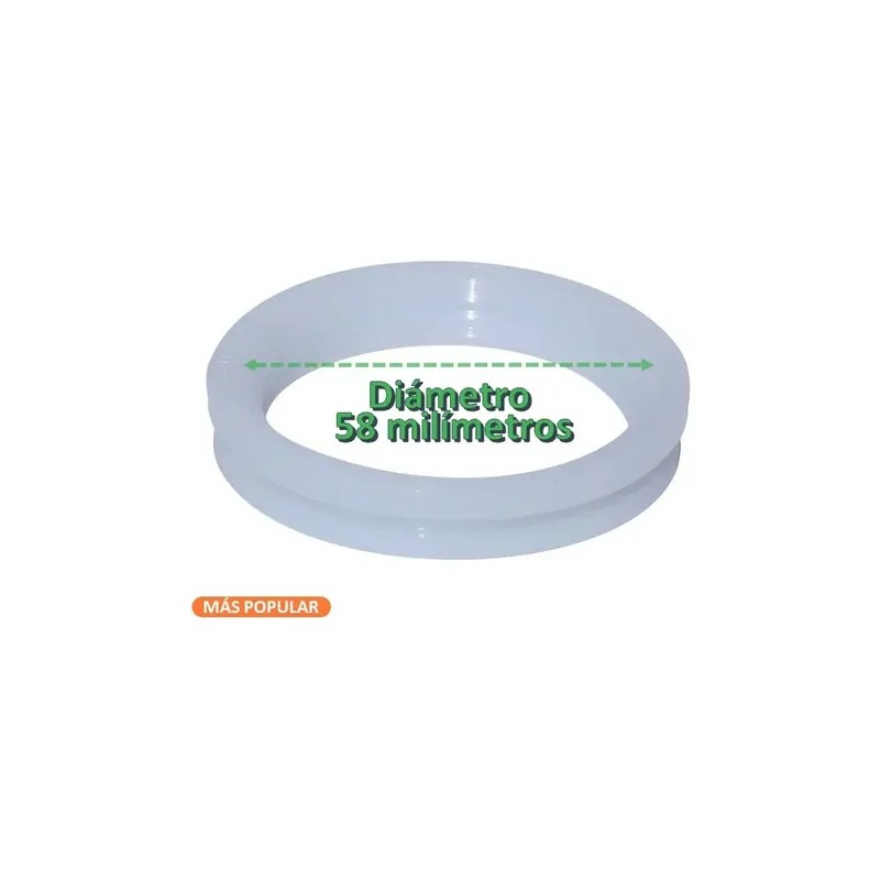 Kit 5 Pzs Barra Magnesio Y Junta 58mm Para Calentador