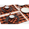 PurpleEssences Buffalo Plaid Cloth Napkins - Mitered Corners - Spring