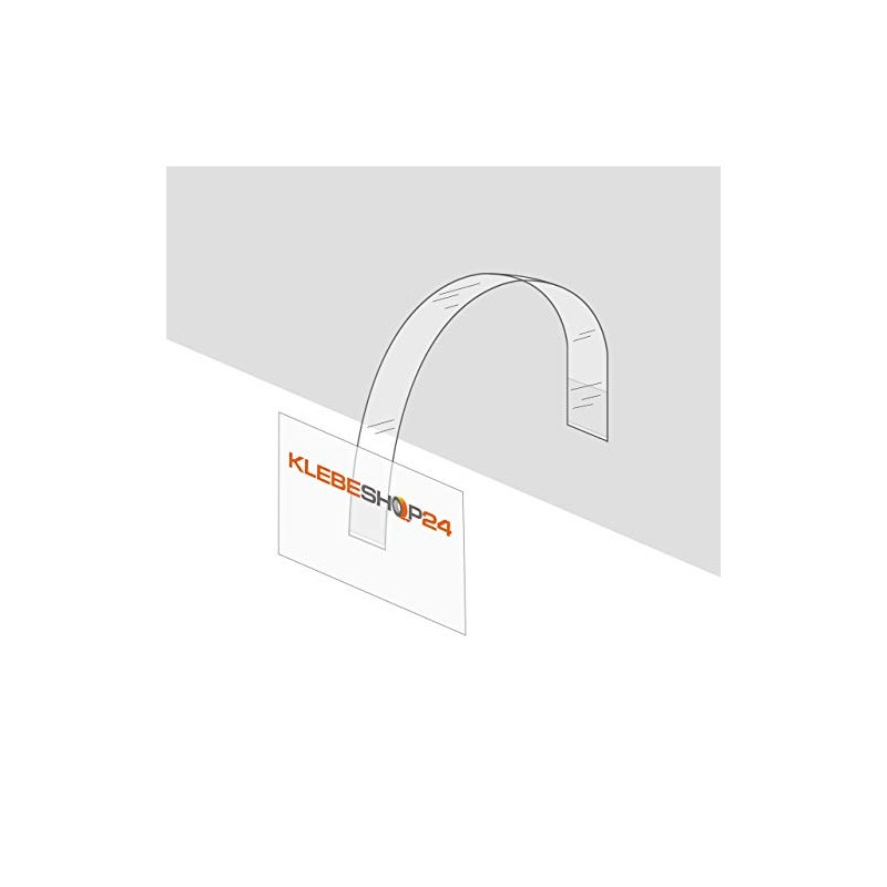 Shelf Wobbler Rectangular | Removable | Transparent | 15 mm