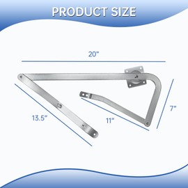 GRONGU Attic Ladder Hinge Replacement Kit Left & Right,PR315500-RH & PR315500-LH Power Arm Assembly Hinges Compatible with Louisville 250lb, 300lb, 350lb Rated Series Attic Ladder,1 Pair