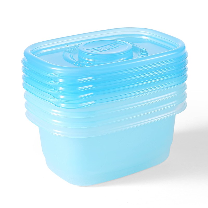 Glad GladWare Freezerware Food Storage Containers - Small Rectangle -