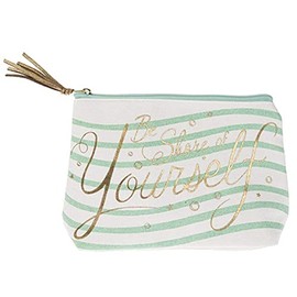 Ganz Be Shore of Yourself Mermazing Cosmetic Bag Mermaid Theme Gold Accents