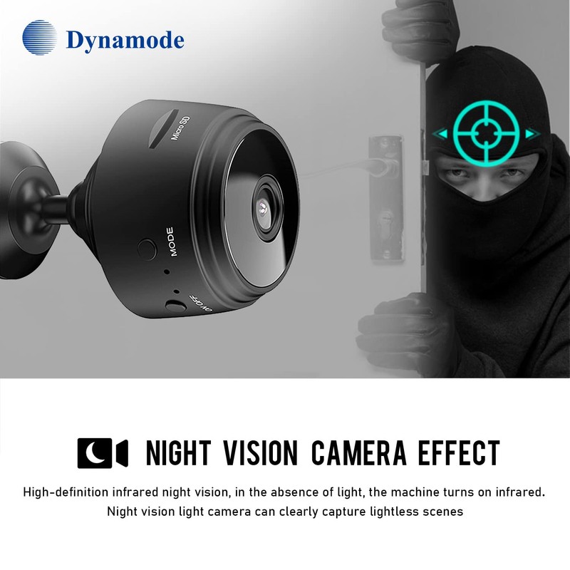 Dynamode Cam-c90 Wifi Cctv Ip 1080hd Wireless Camera With Motion
