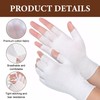 16 Pairs Cotton Gloves for Eczema, White Cotton Gloves for