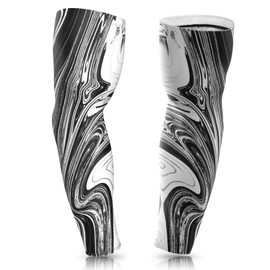 janhensy Arm Sleeve Gaming Esport Basketball: Arm Warmers Arm Sleeve Anti Sweat Arm Warmers Superlight Tattoo White Black Summer Men Women, Black (black stripes)