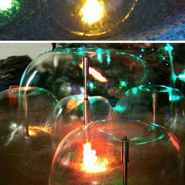 Housoutil 1 Pcs Fountain Pump Nozzle, Mushroom Design Water Fountain Spray Head, Copper Material, Golden, 3.93 x 1.57 Inch, for Home Pond, Pool, Submersible Pump