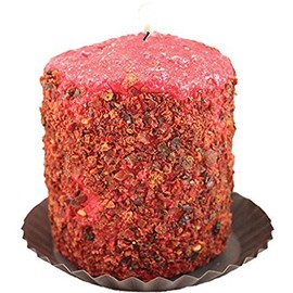 Warm Glow Candle Company Homespun Harvest Hearth Candle w/Tin