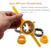 NestNook 6 Pcs NPT Die Thread Maker Tool Kit for