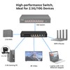 6 Port 10G Ethernet Switch Unmanaged, 4 x 2.5G Base-T