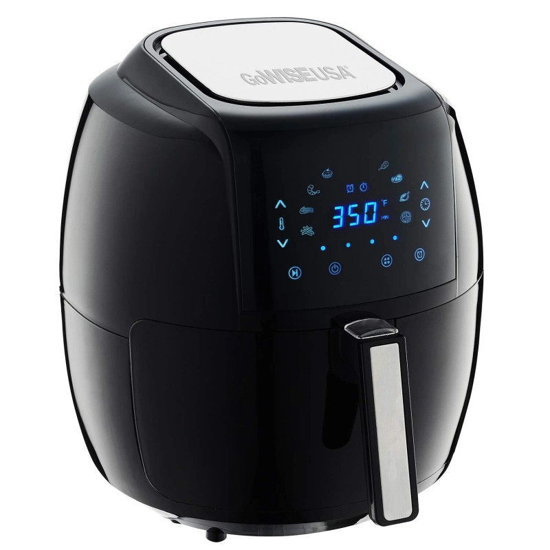 GoWISE USA 1700-Watt 5.8-QT 8-in-1 Digital Air Fryer with Recipe