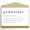 Spercy Godmother Definition Card, Godmother Proposal Card, Will You Be