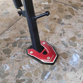 Modeer For NC 750X NC750X DCT Forza 750 2021-2023 X-ADV 750 2021-2024 X-ADV 750 lower 2023 Motorcycle CNC Side Stand Enlarge Extension Pad nc750x xadv750 Accessories (Red)