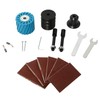 YaeKoo Leather Polisher Sander 350W 0-8000RPM Leather Burnishing Machine 110V