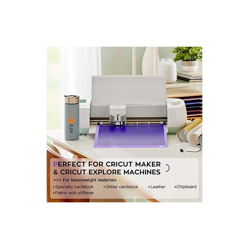 HTVRONT Strong Grip Cutting Mat for Cricut, 3 Pack Cutting