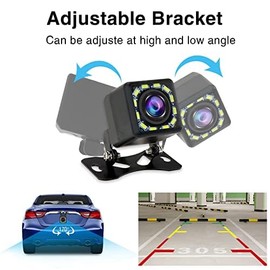 Carpuride 12V Rear Camera, 2.5mm Jack Compatible 701/901/902/706/103