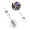 Puerto Rico Flag Retractable Badge -Cute Flag Badge Country Clip