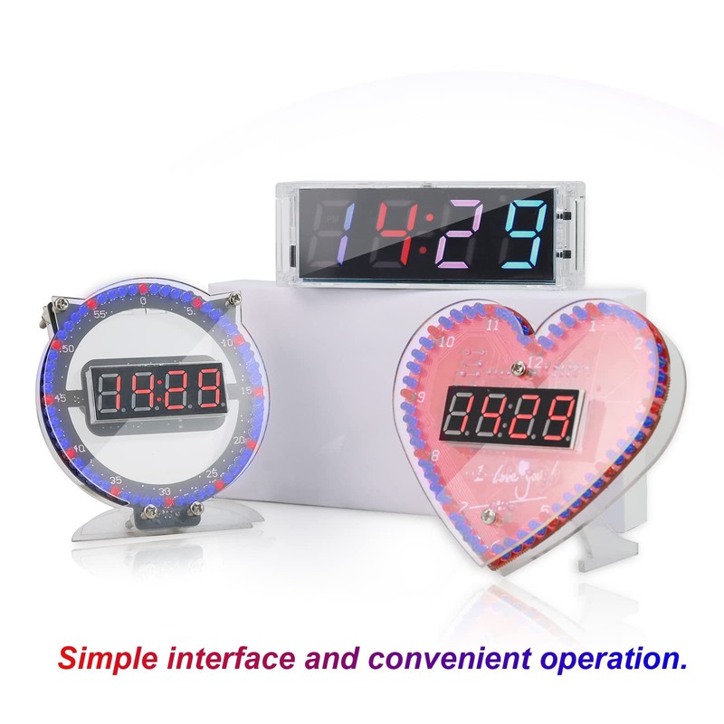 Yidab Electronic DIY Soldering Practice Learning Project Kit,Interesting Self Soldering