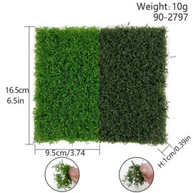 2 Pcs Tearable Vine Model for Diorama Supplie Sand Hobby Train Scenery16.5 X 9.5 cm, 1 Cm Height, Ages 14+ (Spring Summer)