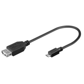 ewent USB 2.0 Type A to Type A Female to Male Adapter/Micro 17 cm Black