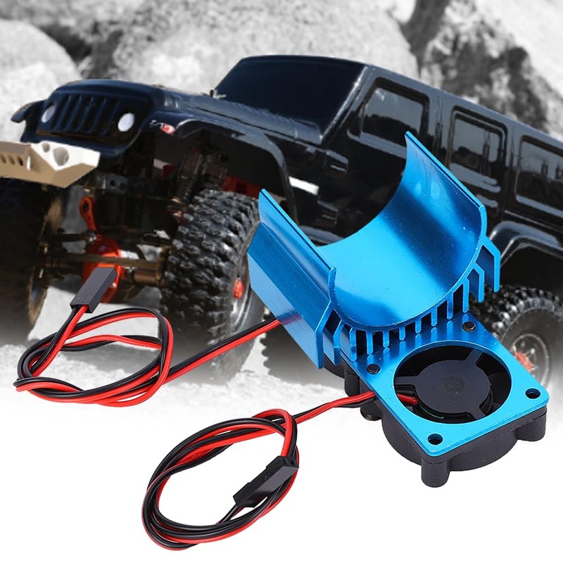 RC Engine Cooler, 540/550 Engine Coupling Cooling Twin Fan Heatsink